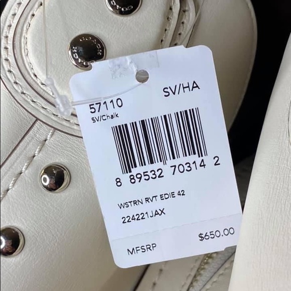 57110 - Coach Edie Shoulder Bag 42 with Western Rivets - Picture 4 of 13